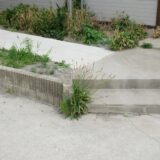 お庭の雑草対策　コンクリート
