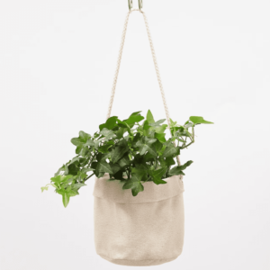 観葉植物におすすめの植木鉢 吊り下げるプランターカバー 帆布